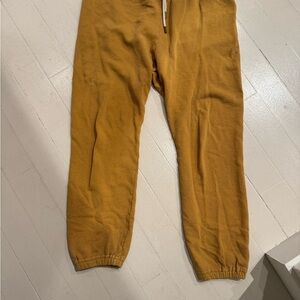 THE GREAT. Golden Brown Jogger Pants